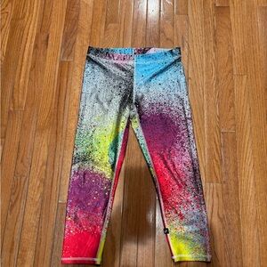 Terez splatter leggings size large